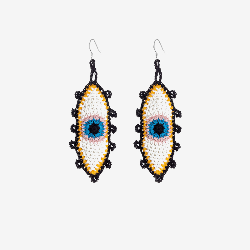 Eye earrings