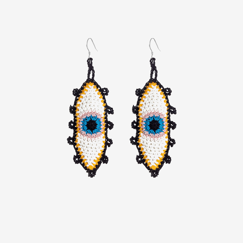 Handmade fashion earrings Eye earrings-feeky