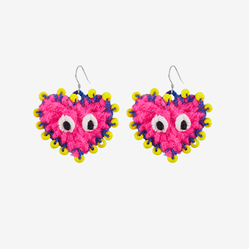 handmade jewelry  unique accessories love earrings-feeky