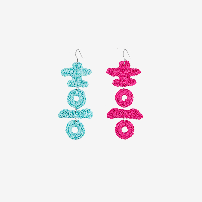 Double happiness earrings
