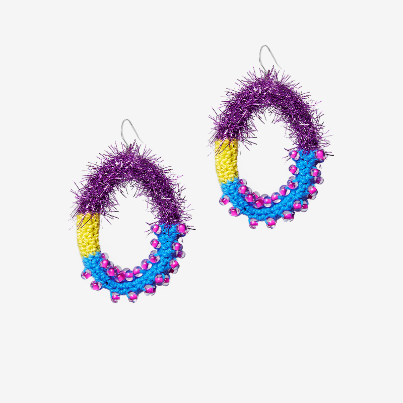 O popping candy earrings