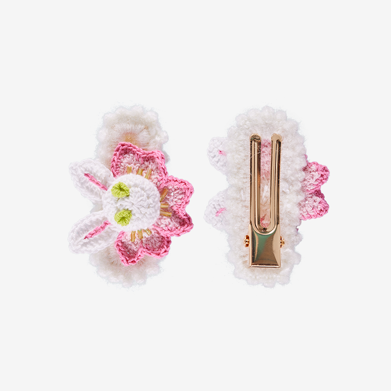 Sakura Rabbit hair clip