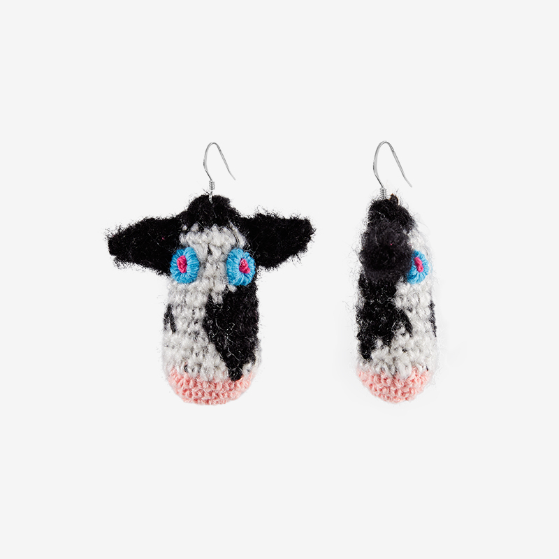 Handmade fashion earrings Cow earrings-feeky