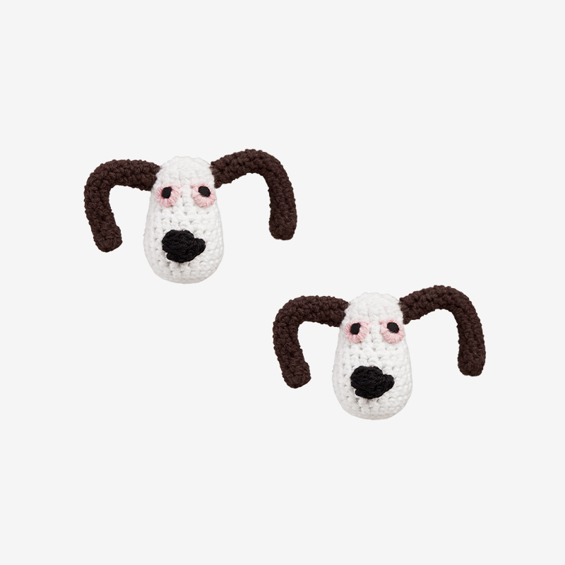 Handmade fashion earrings Dog earrings-feeky