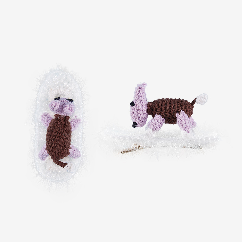 Surf dog hair clip