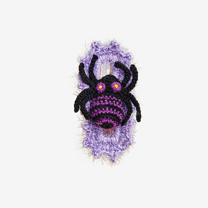 handmade jewelry  unique accessories Spider Hair Clip-feeky