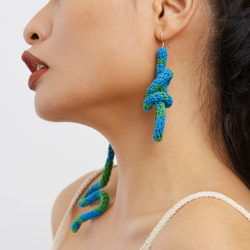handmade jewelry  unique accessories Irregular earrings-feeky