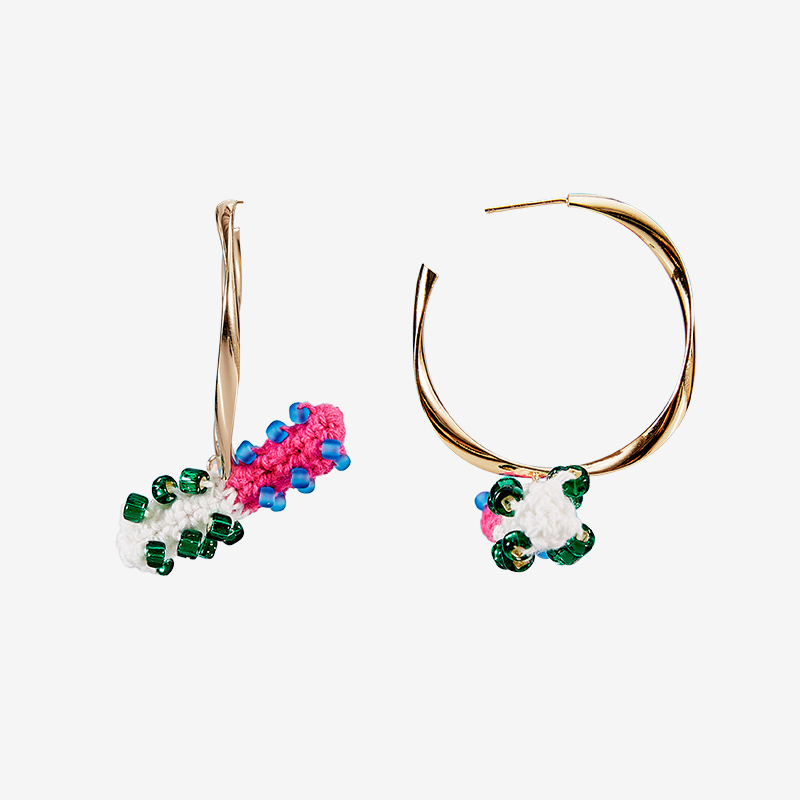  Micro-Crochet | Fun Pill Earrings- Artisan Hand-Crocheted--feeky-Unique Sustainable Fashion