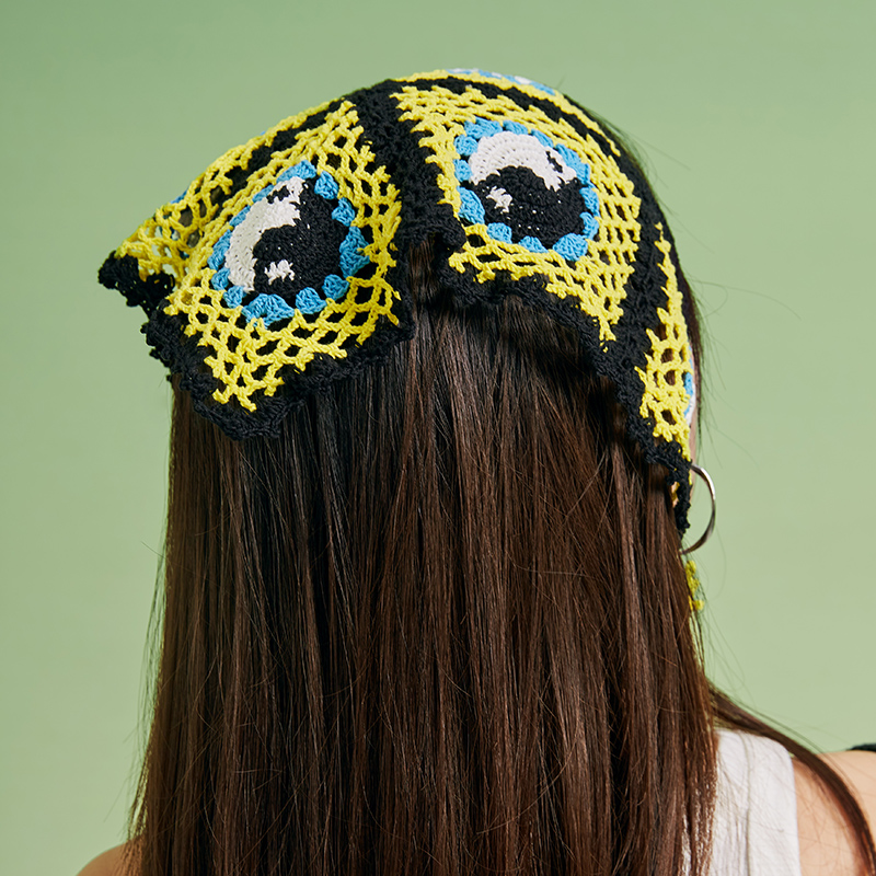 handmade jewelry  unique accessories Tai Chi headscarf-feeky