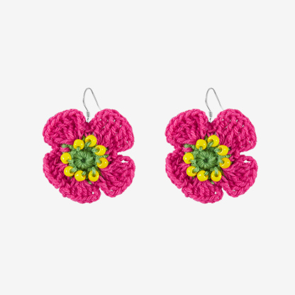 Flower earrings