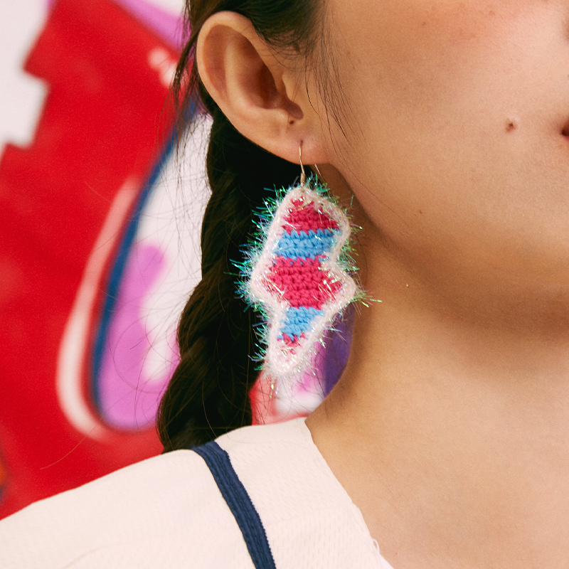 Lightning earrings