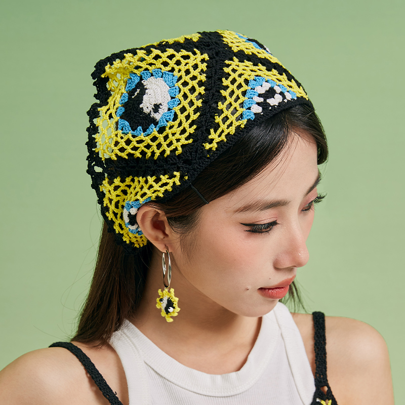 handmade jewelry  unique accessories Tai Chi headscarf-feeky