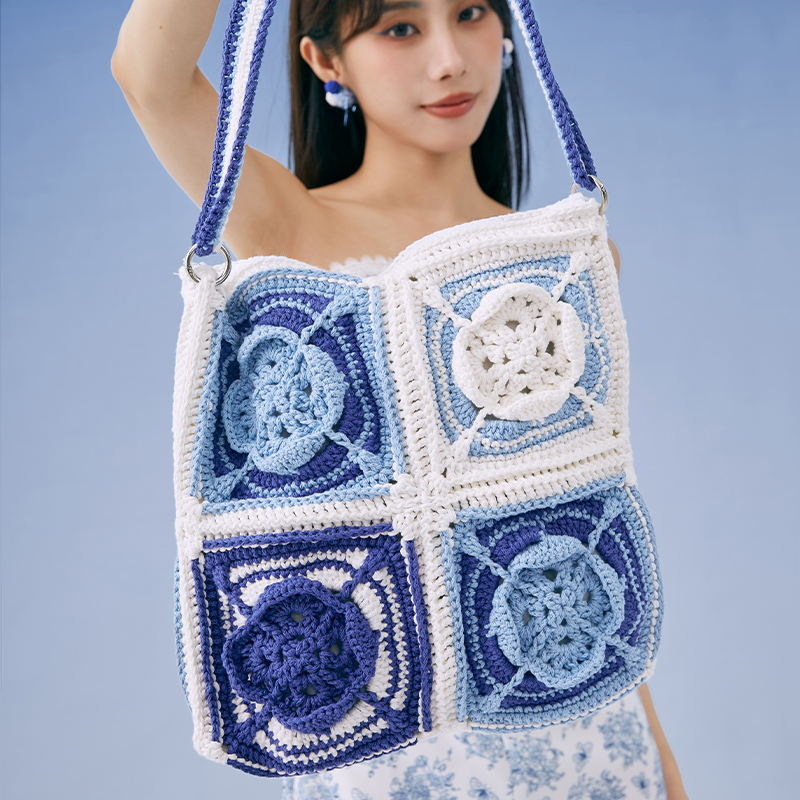 handmade jewelry  unique accessories Floral bag-feeky