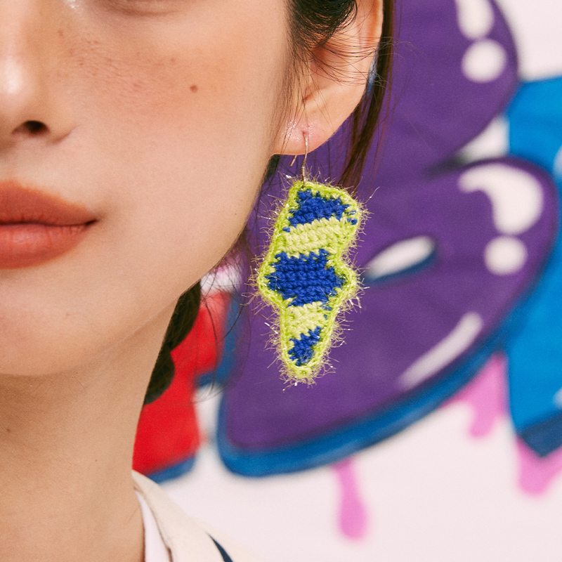 Lightning earrings