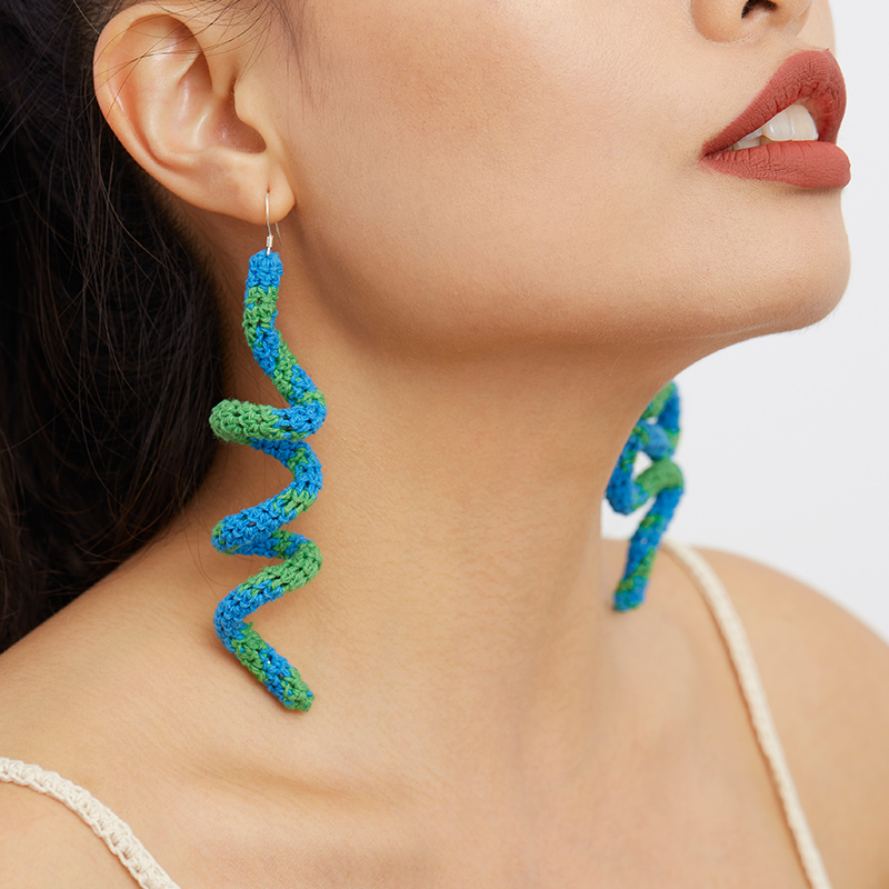 handmade jewelry  unique accessories Irregular earrings-feeky