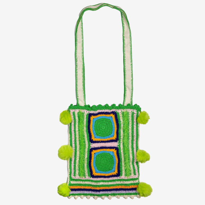 handmade jewelry  unique accessories Crossbody bag-feekyhand crochet,Environmental friendly,crocheted with cotton and linen thread,Fashion items