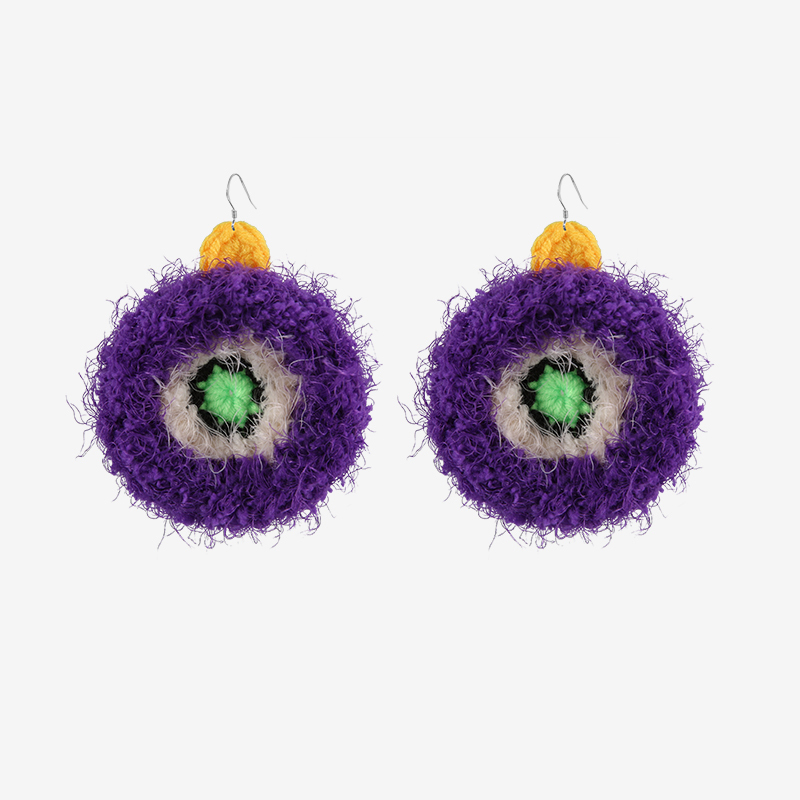 Soft hoop earrings