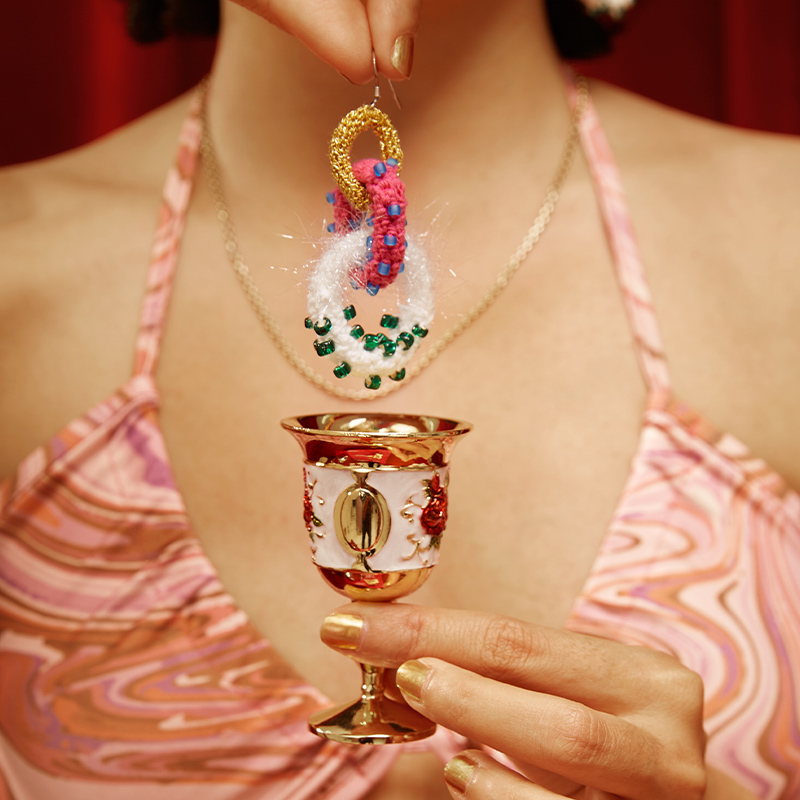 handmade jewelry  unique accessories Hoop earrings-feeky