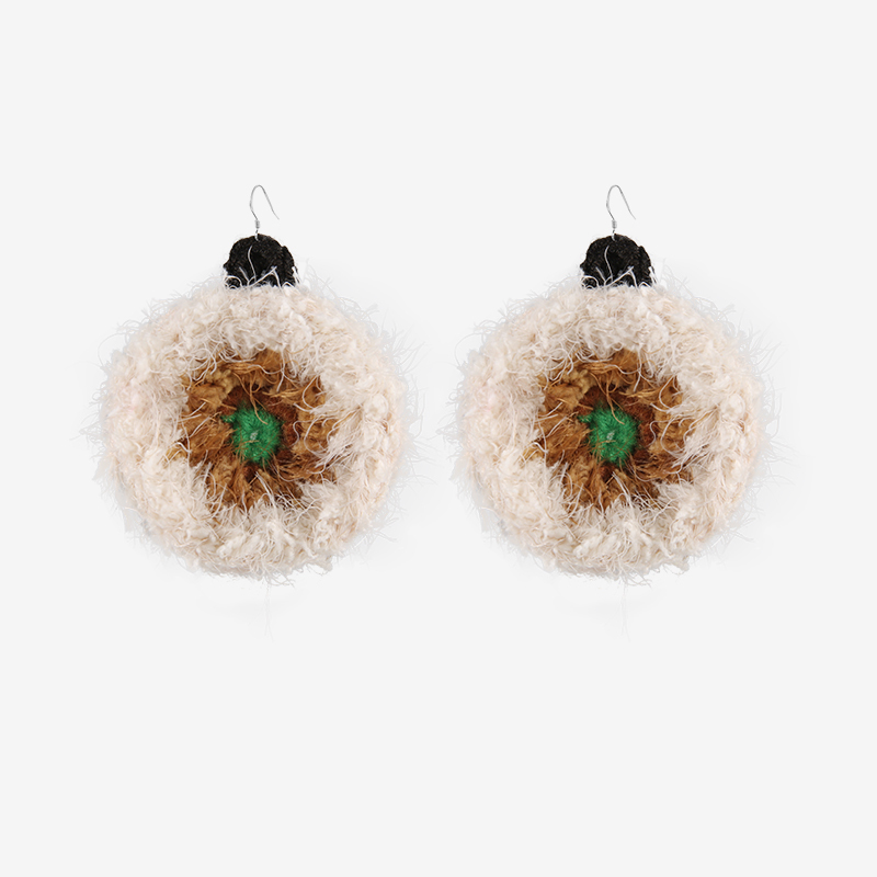 Soft hoop earrings