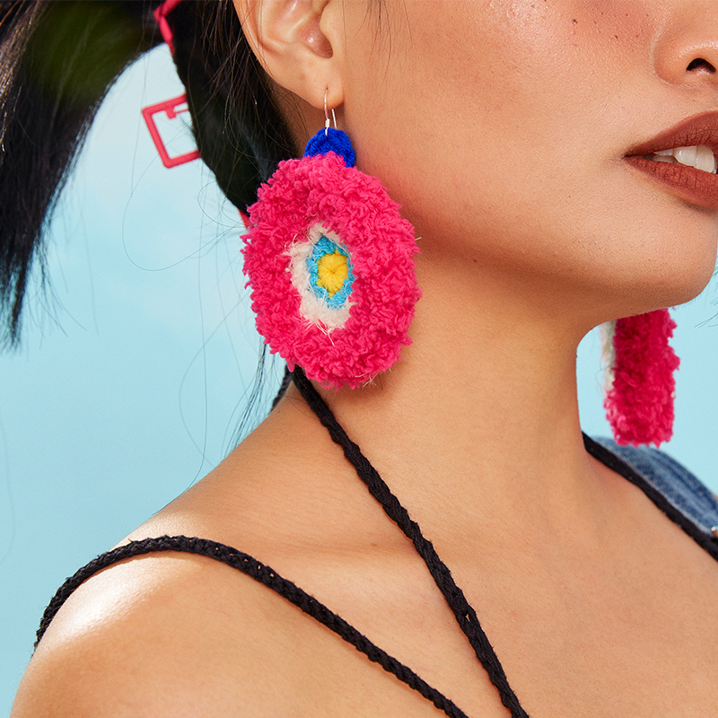 Soft hoop earrings