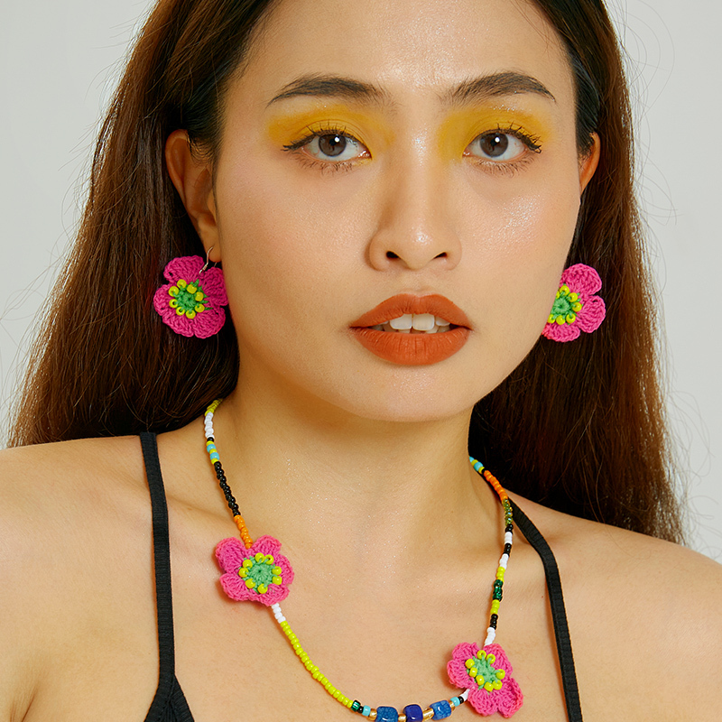 Flower earrings
