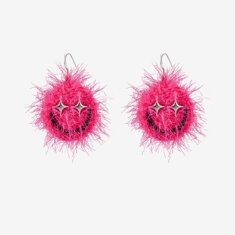 Smiley face earrings