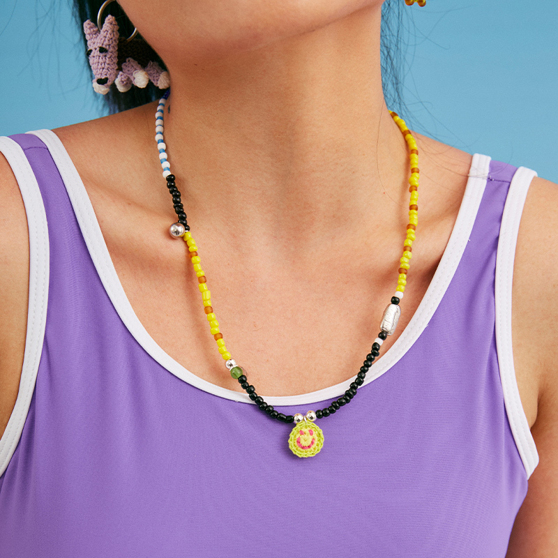 Vitality Smiley Face Necklace