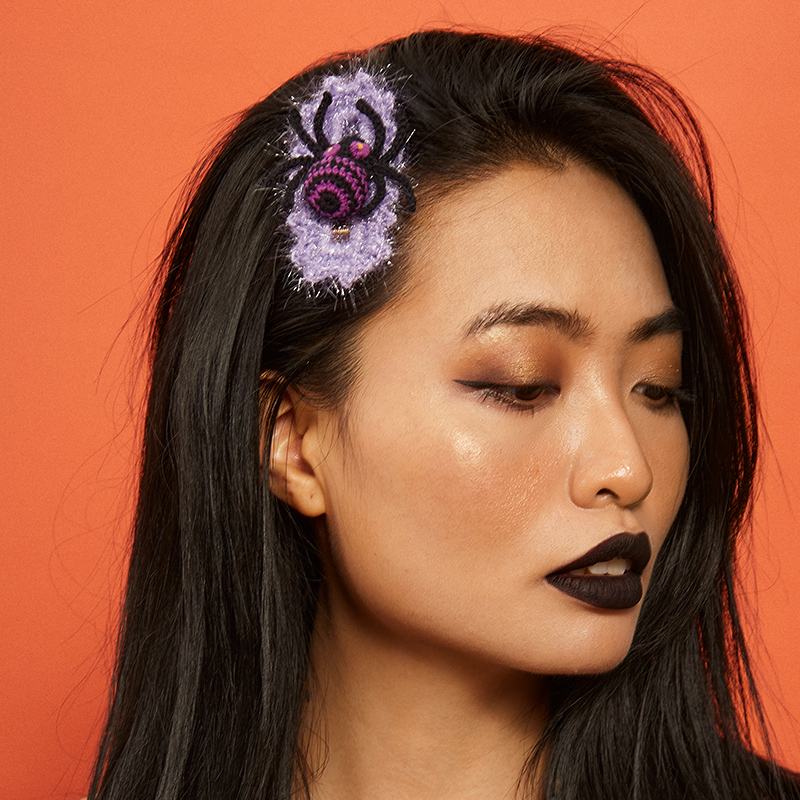 handmade jewelry  unique accessories Spider Hair Clip-feeky