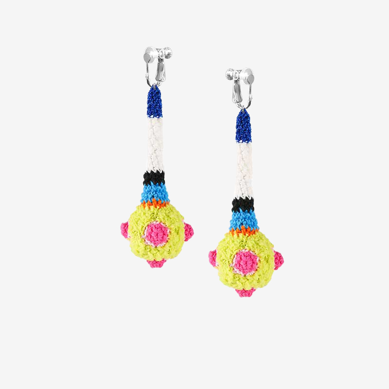 Handmade fashion earrings Three-dimensional exaggerated earrings-feeky