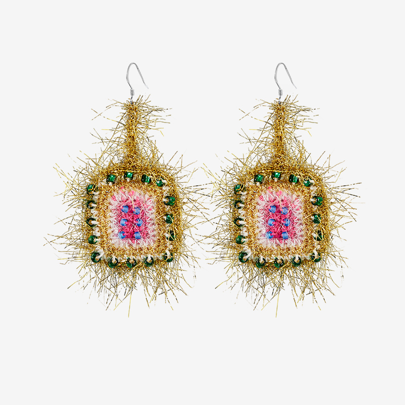 Square earrings