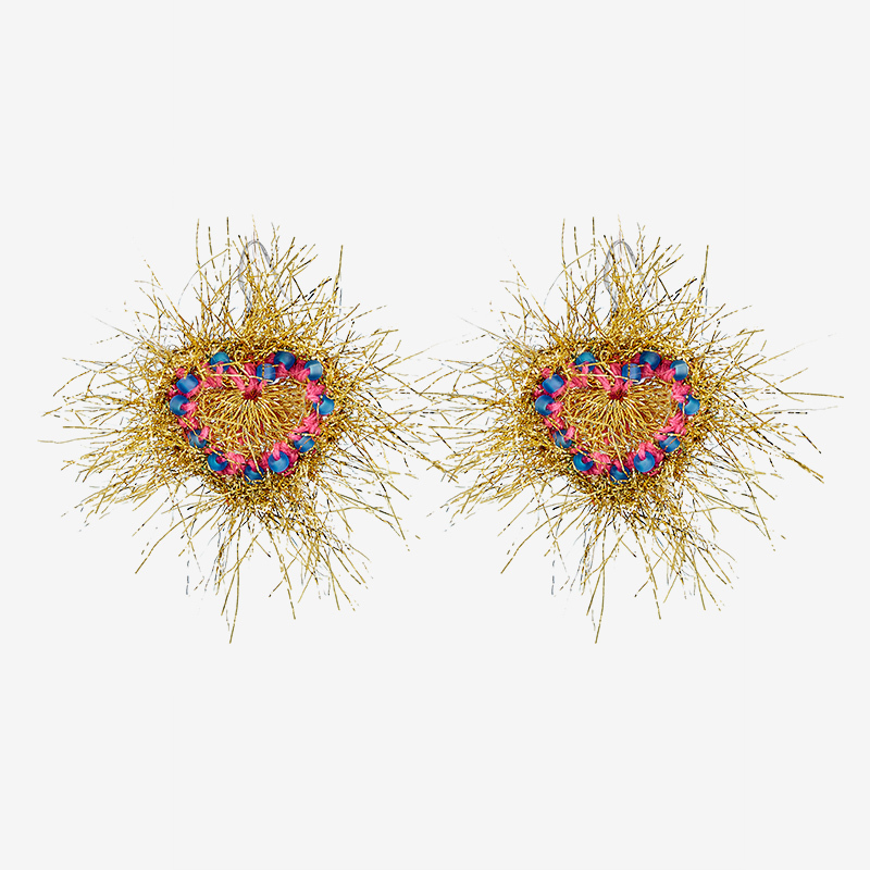 Handmade fashion earrings Love Fireworks Earrings-feeky