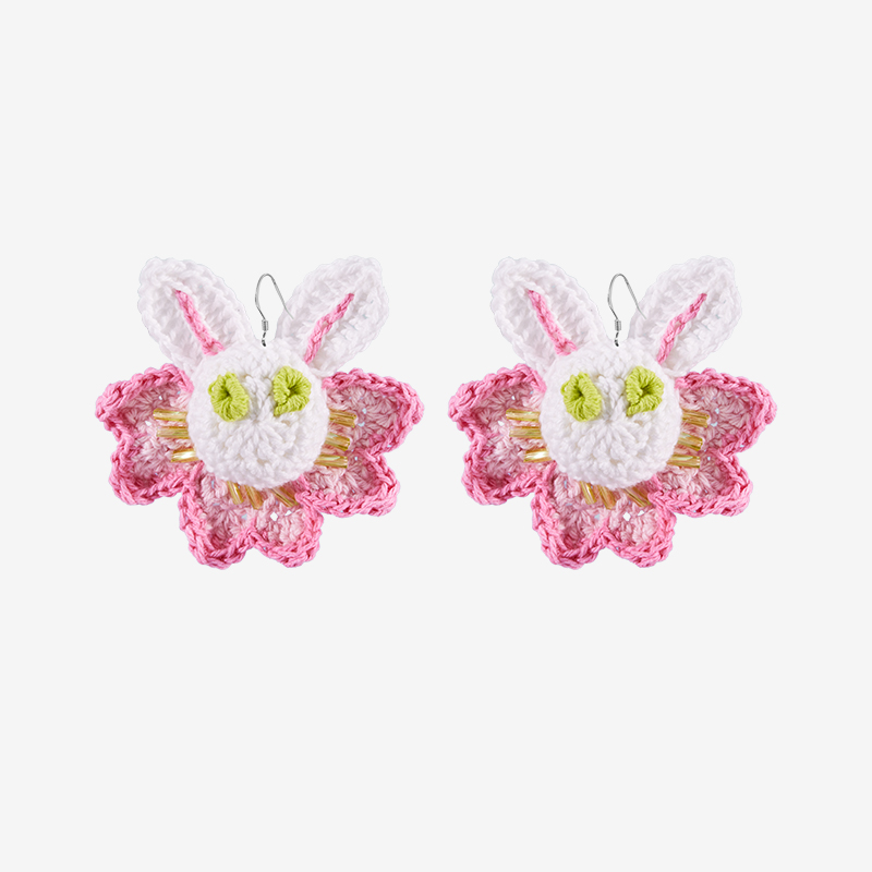 Sakura Rabbit Earrings