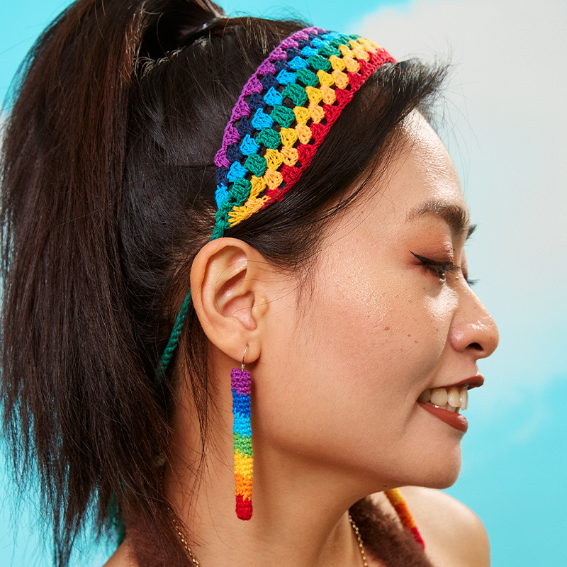 Rainbow headband