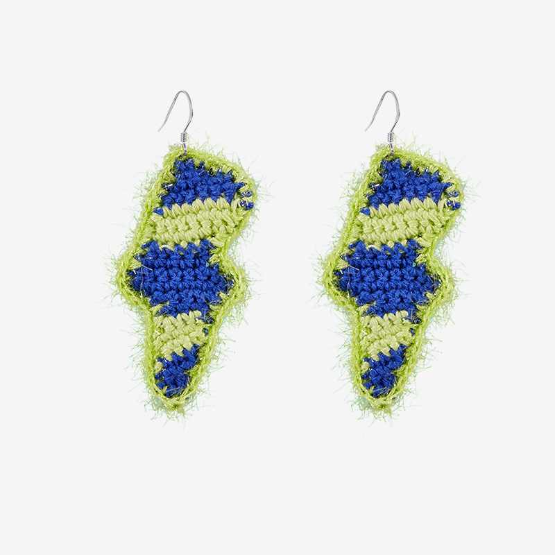 Handmade fashion earrings Lightning earrings-feeky