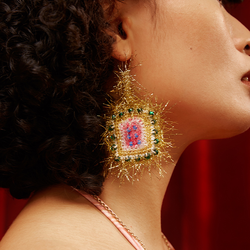 Square earrings