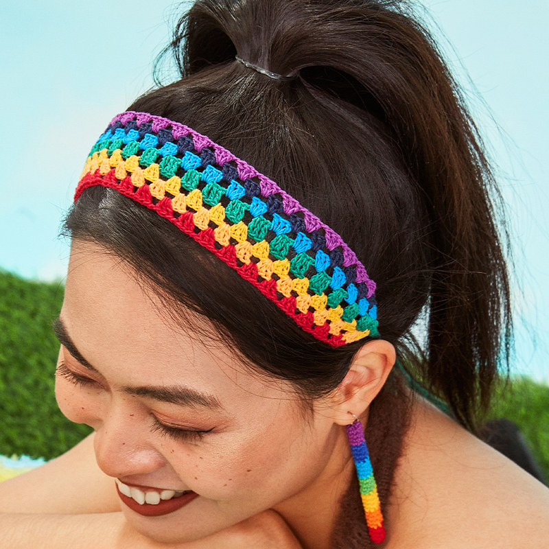 Rainbow headband
