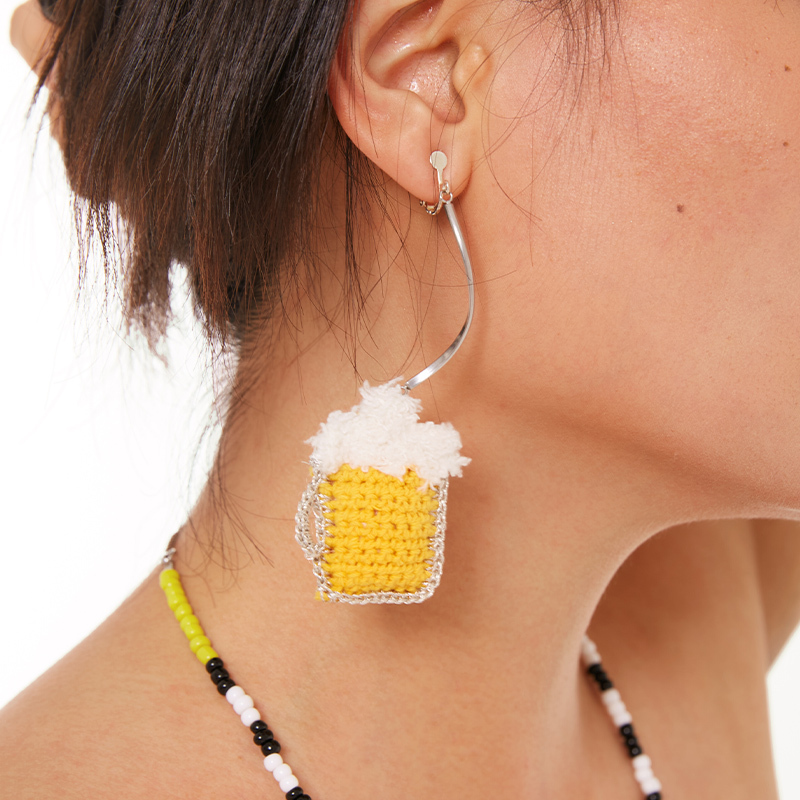 Beer earrings