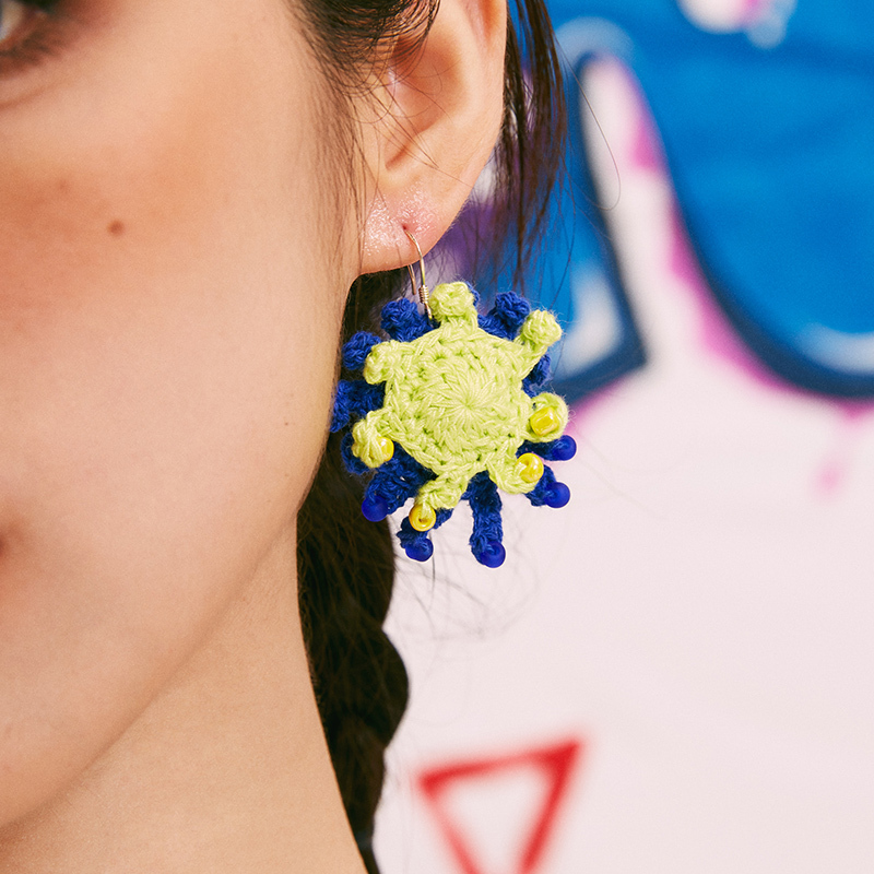Inkjet earrings