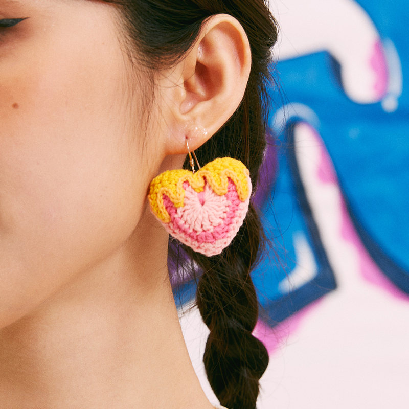 handmade jewelry  unique accessories love earrings-feeky