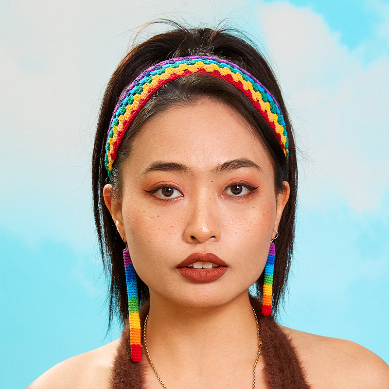 Rainbow headband