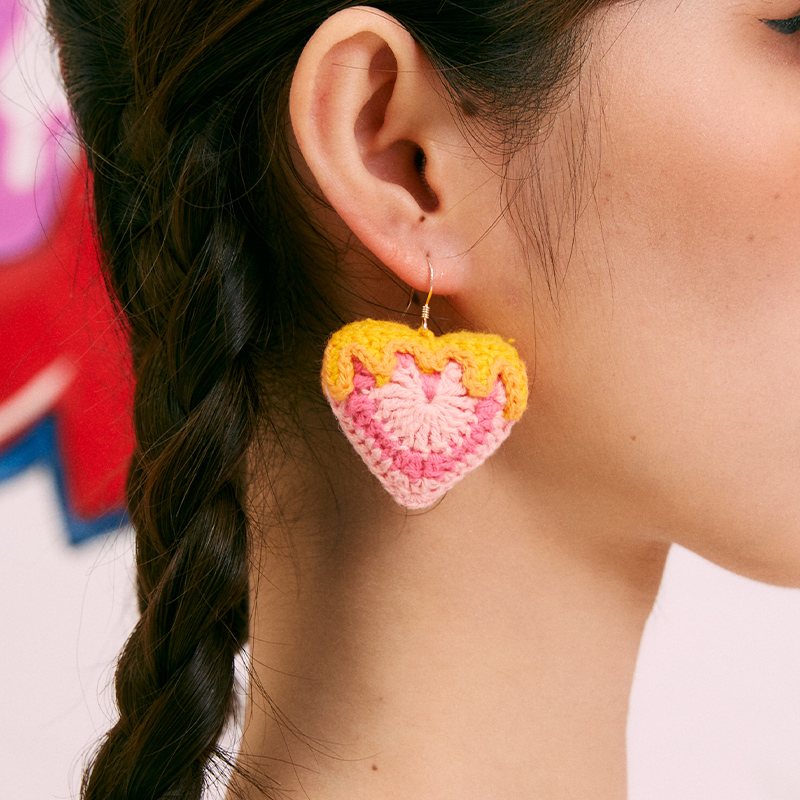 handmade jewelry  unique accessories love earrings-feeky