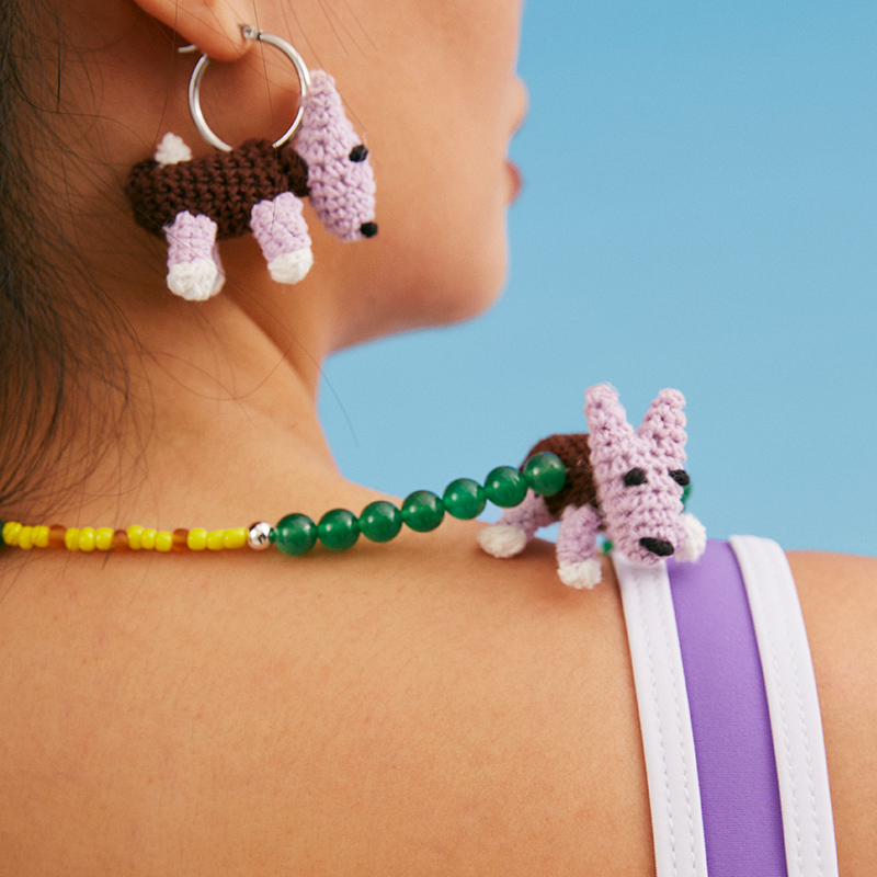 Single dog necklace