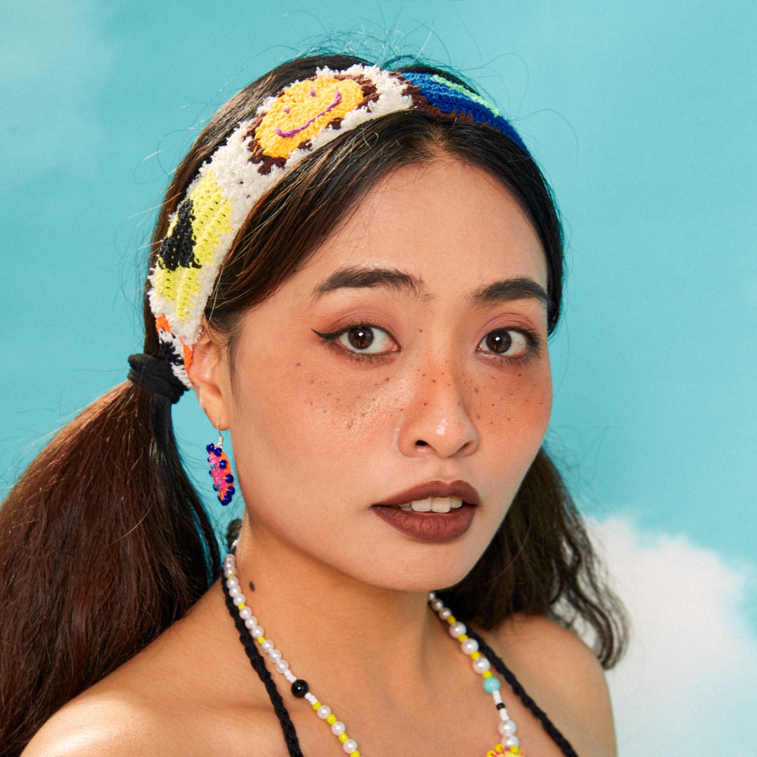 handmade jewelry  unique accessories Love smiling face  headband-feeky