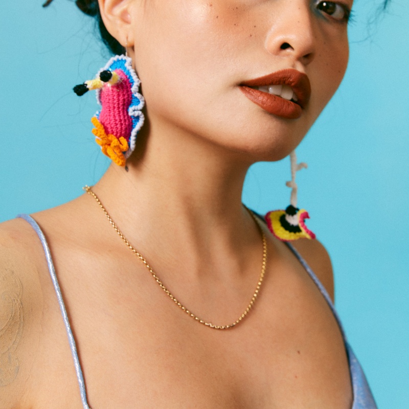 Aplysia Coral Earrings
