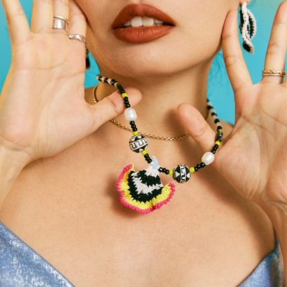 Coral Reef Beaded Necklace