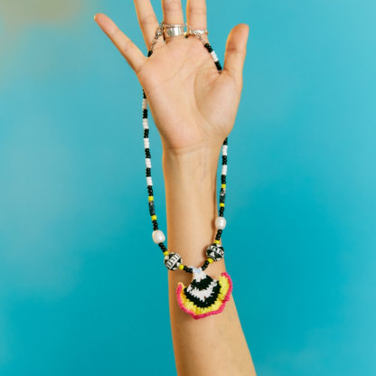 Coral Reef Beaded Necklace