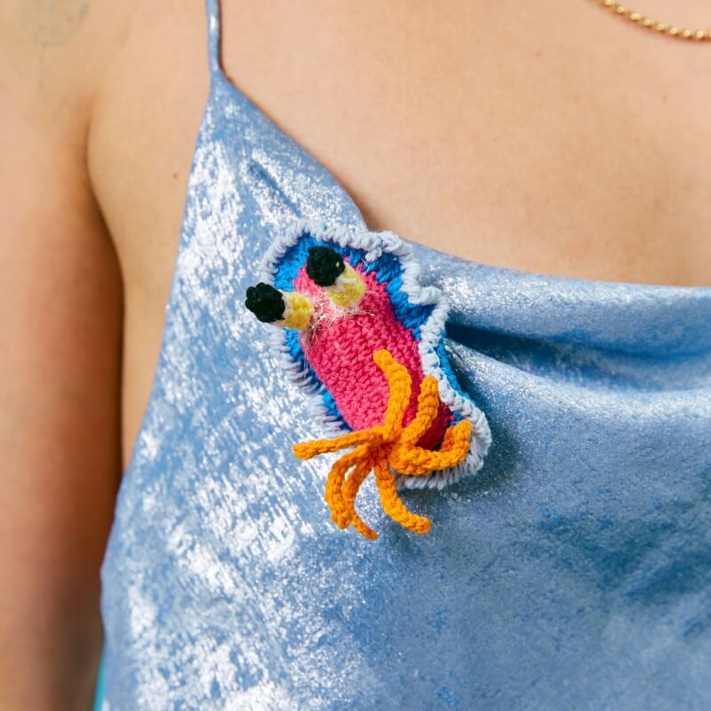 Aplysia Brooch