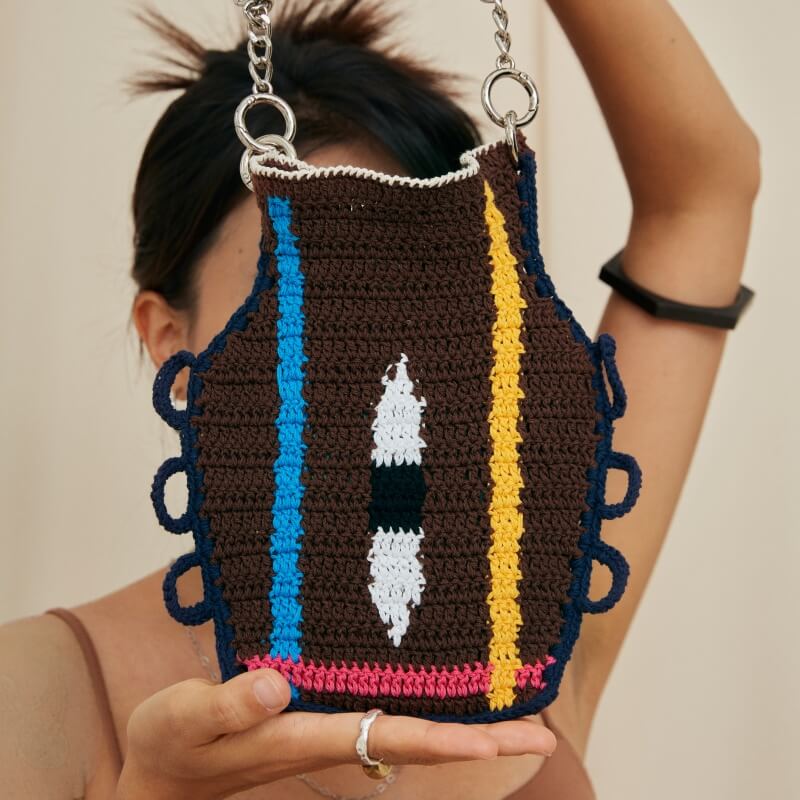 handmade jewelry  unique accessories Eye color matching vase bag-feeky