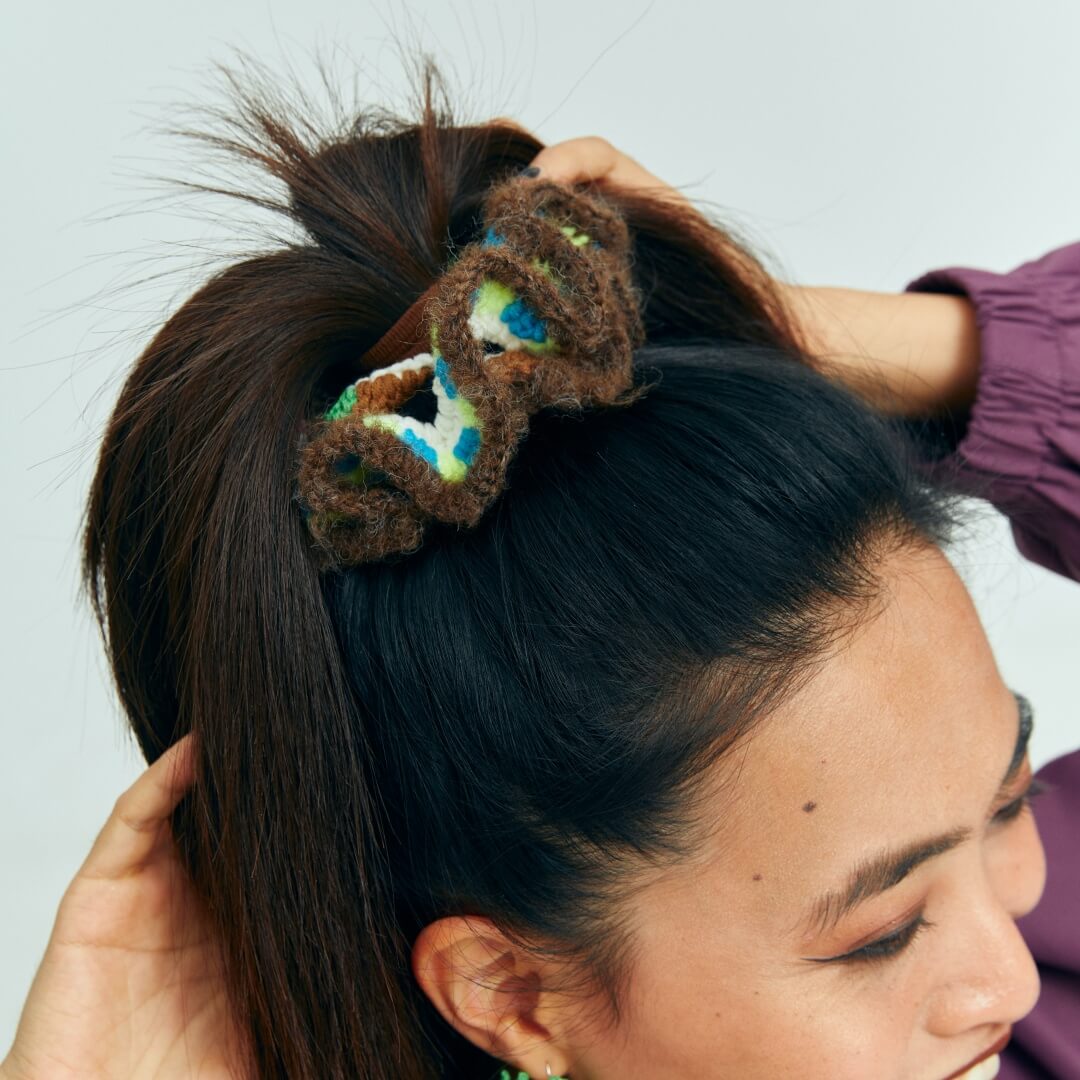 handmade jewelry  unique accessories Weird woven hairband-feekyhand crochet,handmade,Fashion items