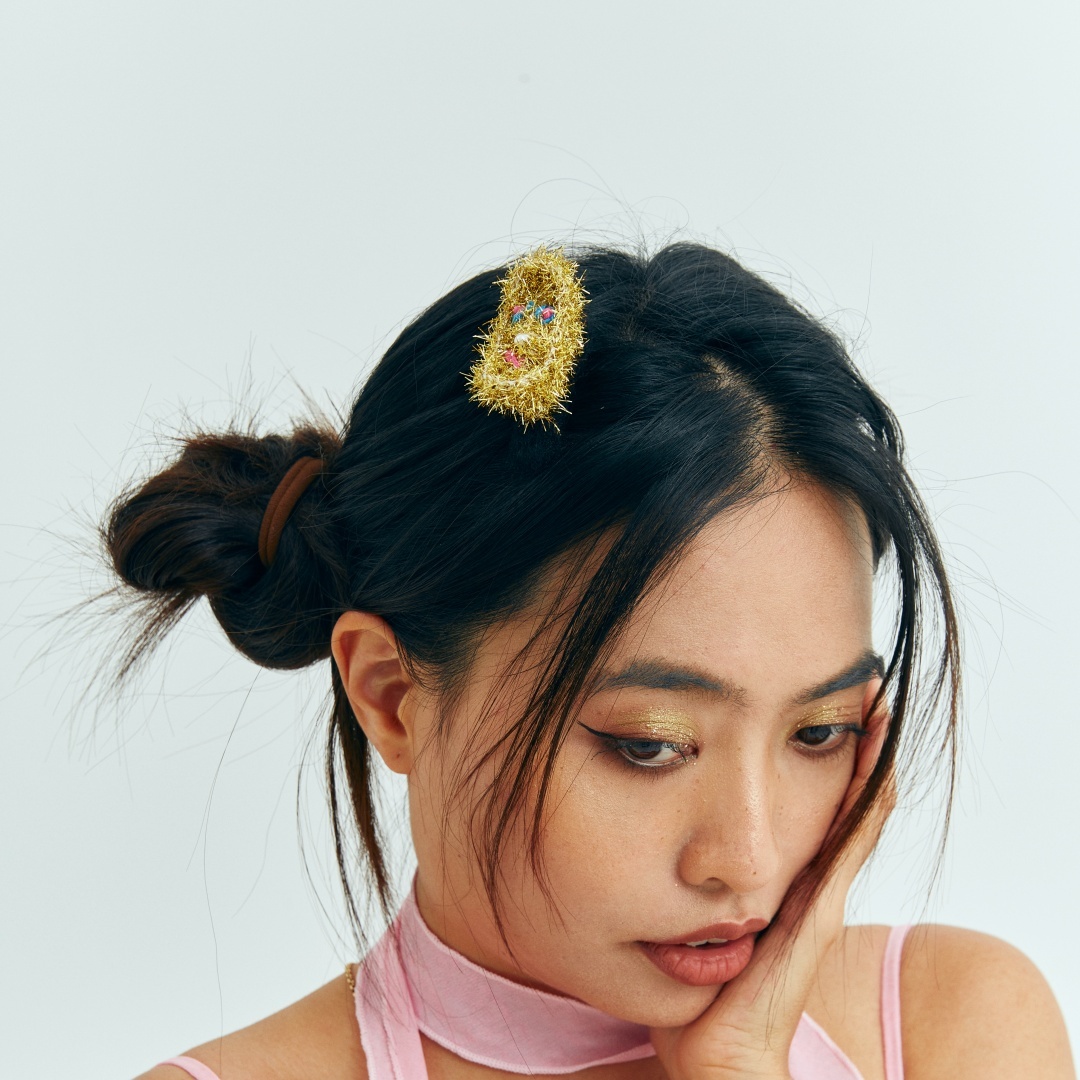 Gold Yuanbao Hair Clip